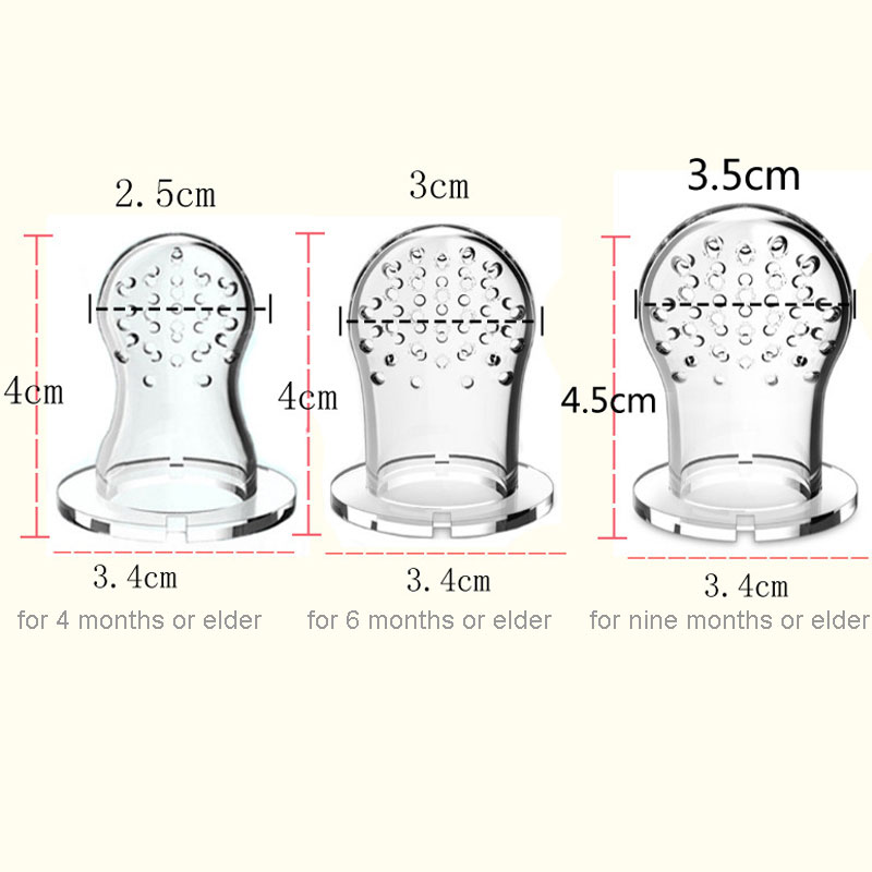 Mangeoire à morsure en silicone pour bébé