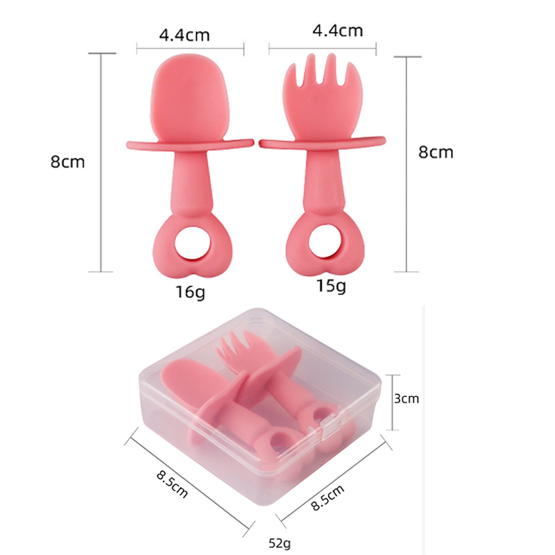 Cuillère d'entraînement en silicone de qualité alimentaire