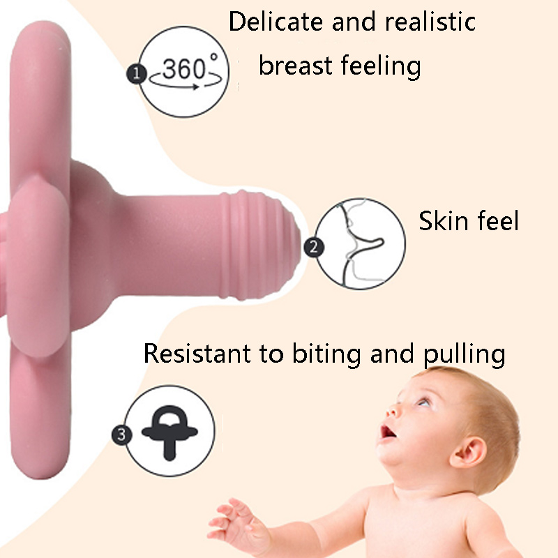 sucettes pour bébé en silicone de qualité alimentaire