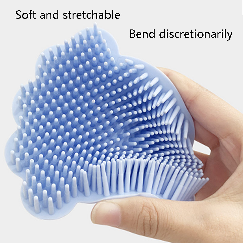 brosse en silicone pour nouveau-nés et tout-petits