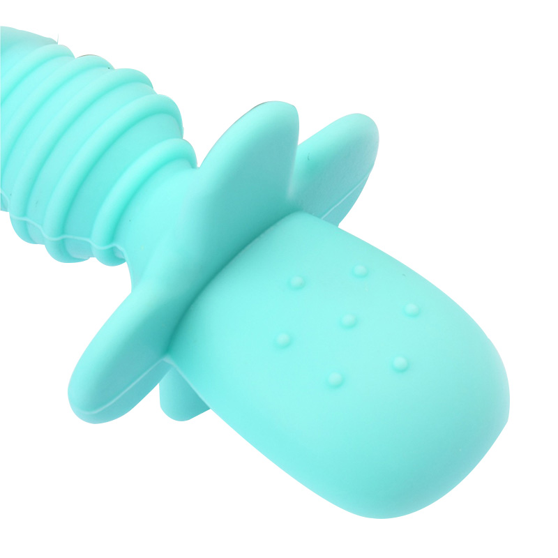 cuillère en silicone créative en forme de grenouille