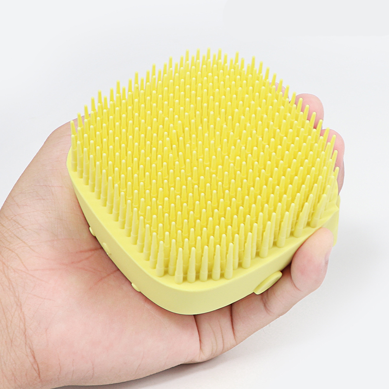 brosse de douche en silicone souple