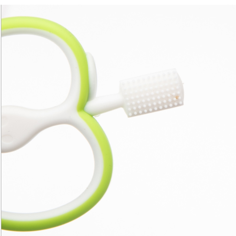 brosse à dents pour bébé en silicone sûre