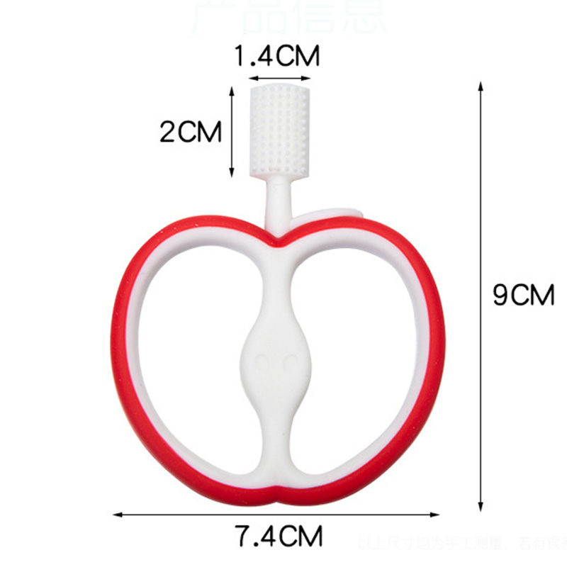 Brosse propre en silicone pour la bouche du nouveau-né