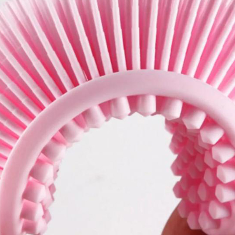 brosse de massage en silicone pour nouveau-nés et tout-petits