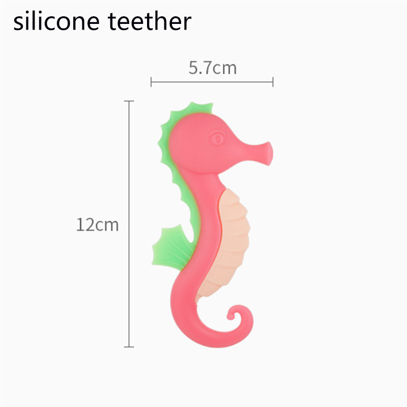 Anneau de dentition en silicone coloré