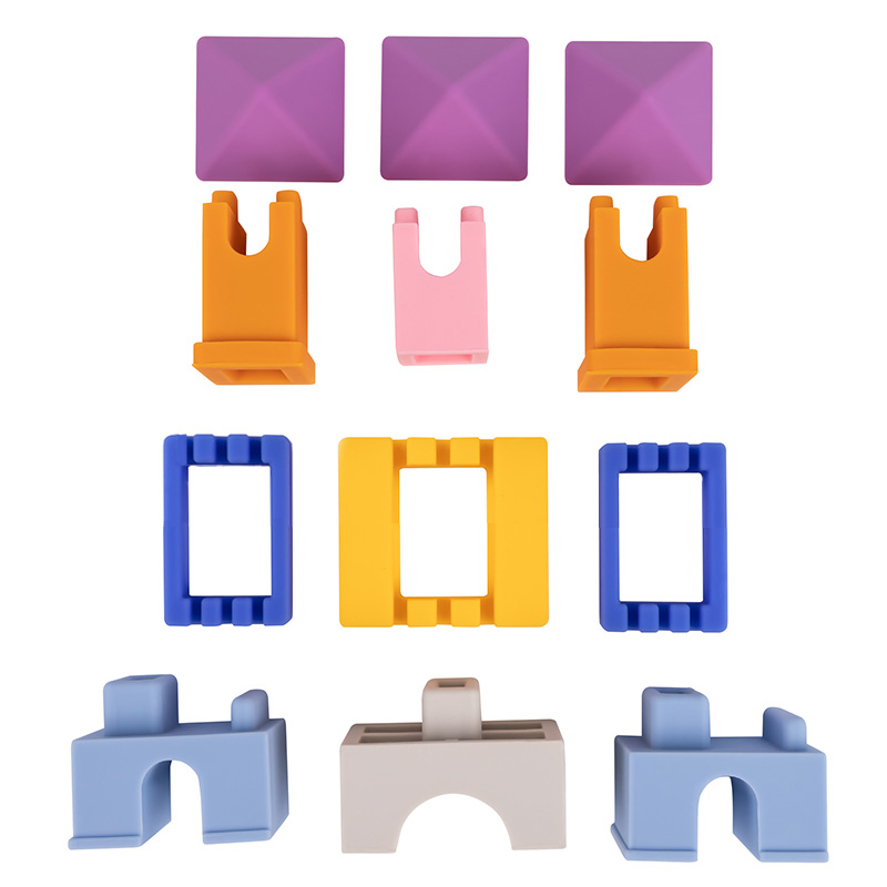 jouets empilables en silicone