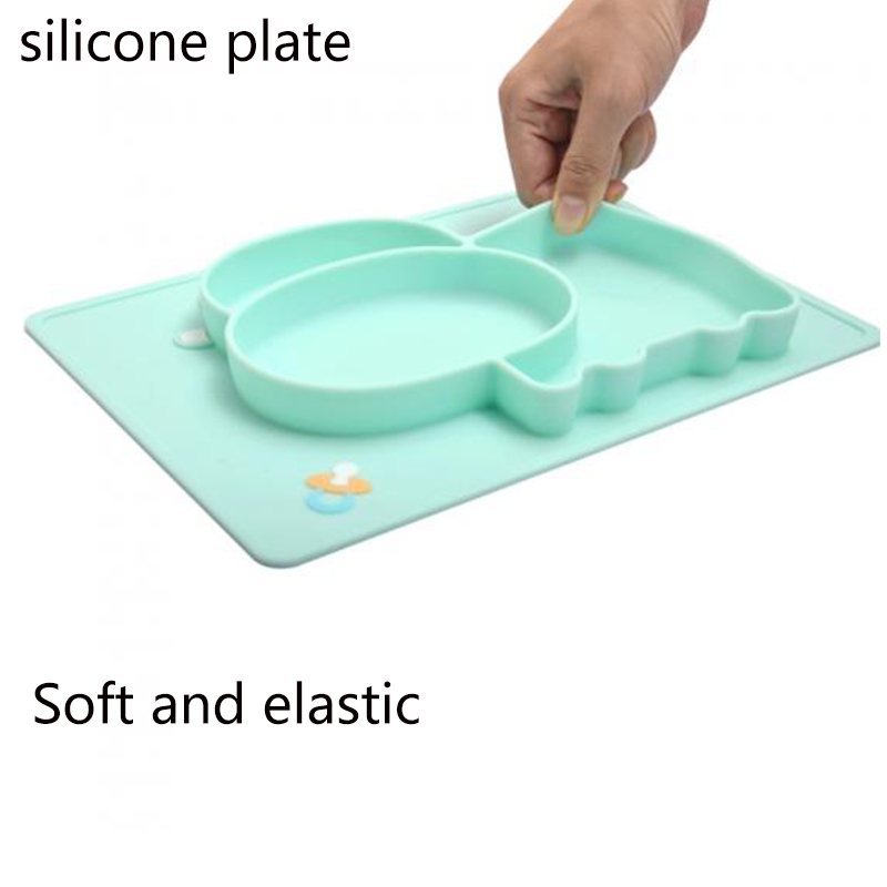 assiettes en silicone de qualité alimentaire sans BPA