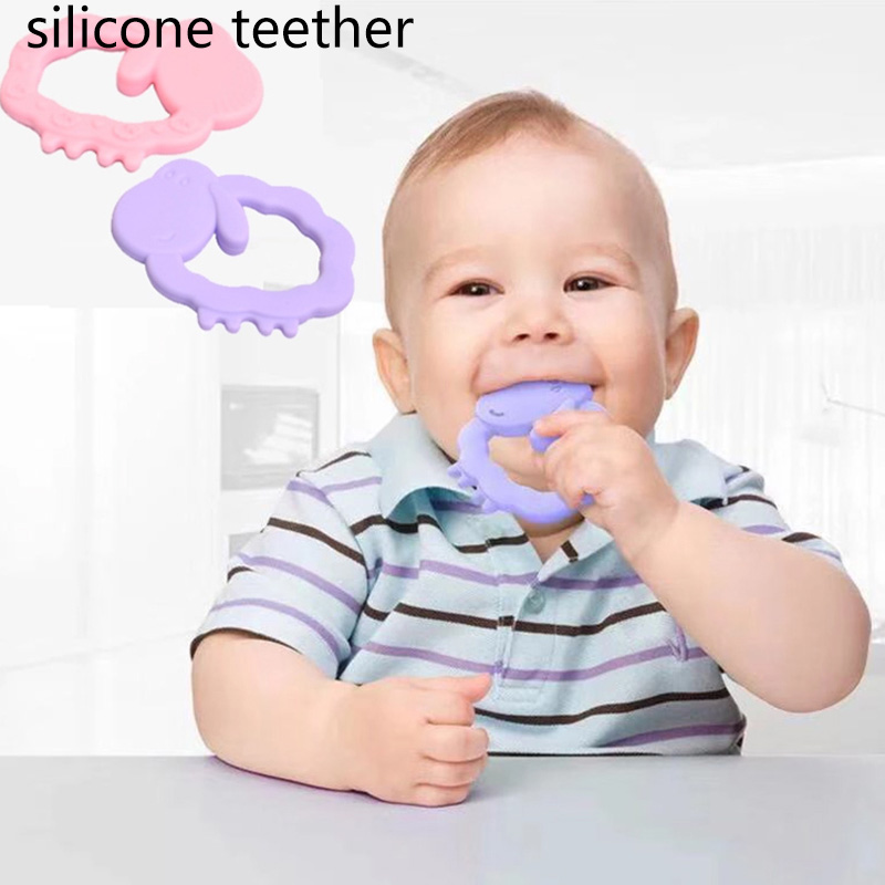 Jouet de dentition en silicone anti-alimentation