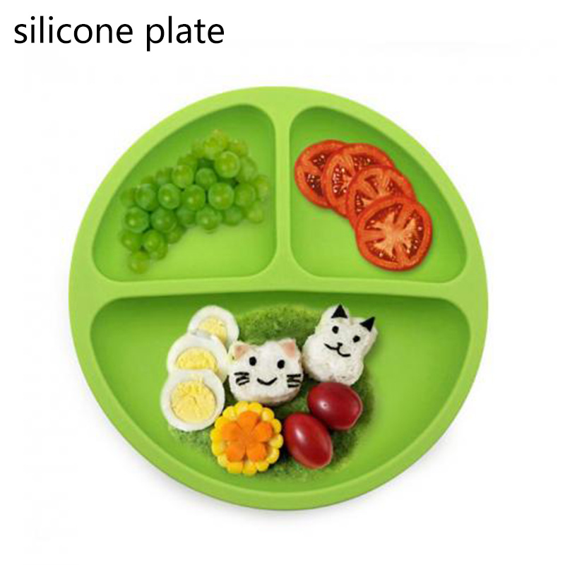 assiettes en silicone de qualité alimentaire sans BPA