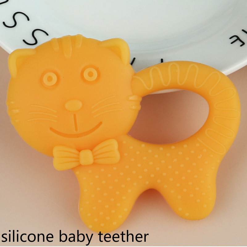 Anneau de dentition en silicone pour morsure de bébé