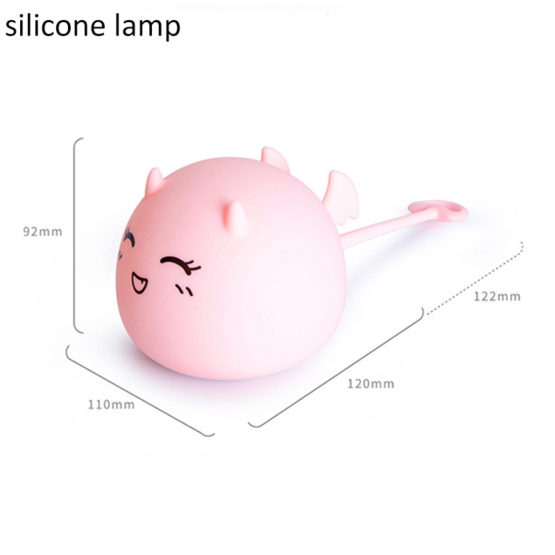 Lampe pour bébés en silicone FDA