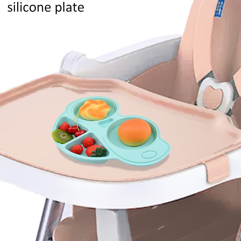 assiettes en silicone de qualité alimentaire sans BPA