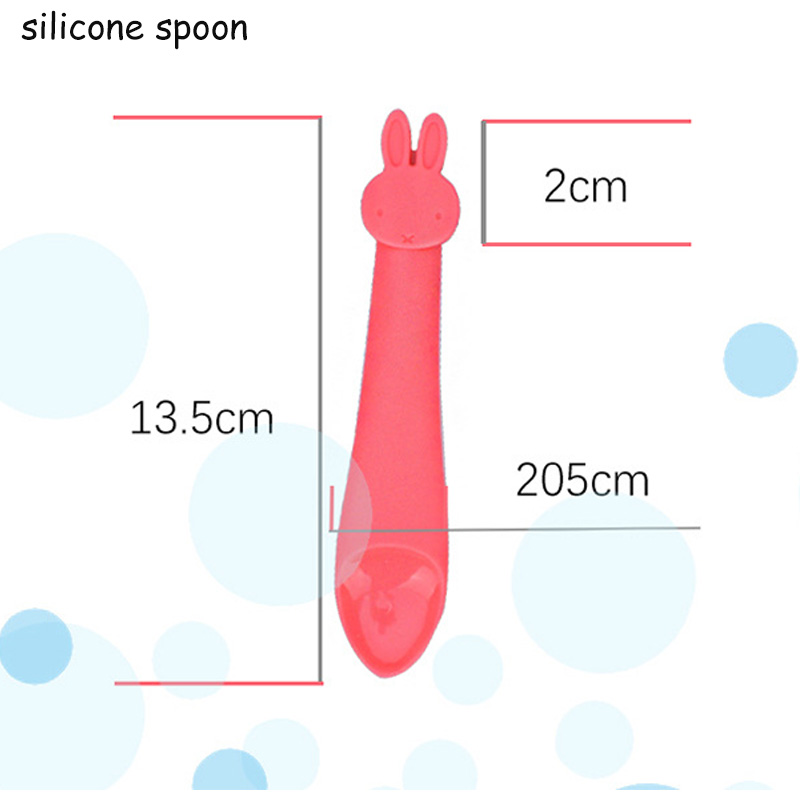 cuillère d'alimentation en silicone pour nourrissons