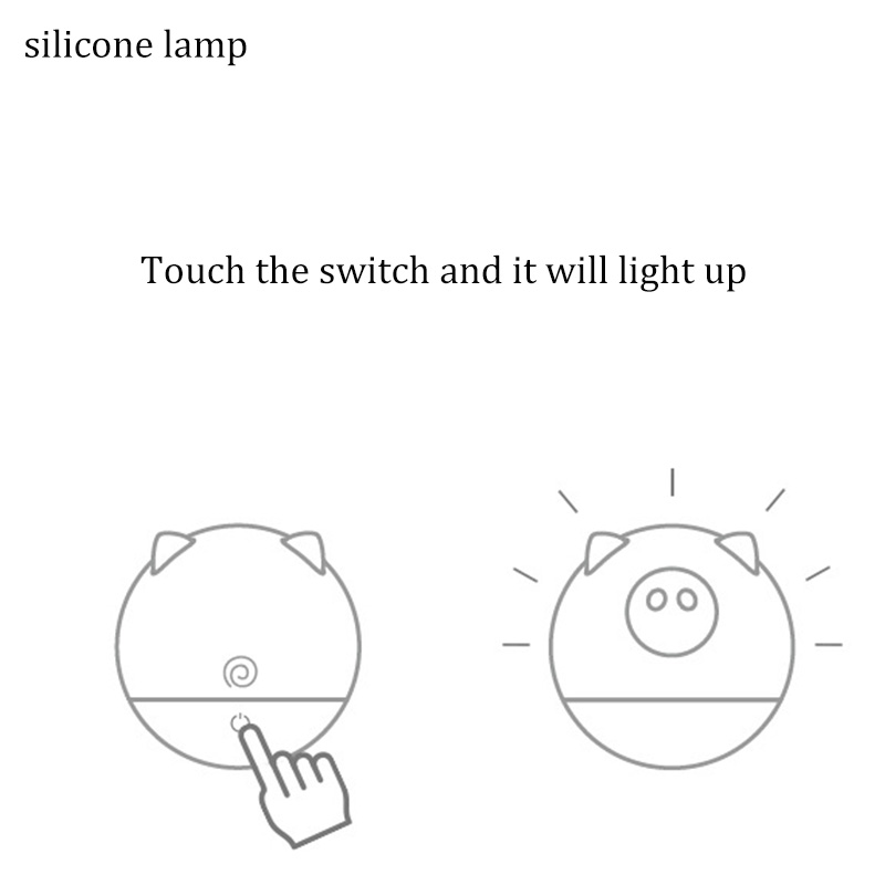 Lampe en silicone pour bébé