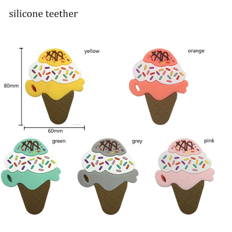 Anneau de dentition en silicone coloré