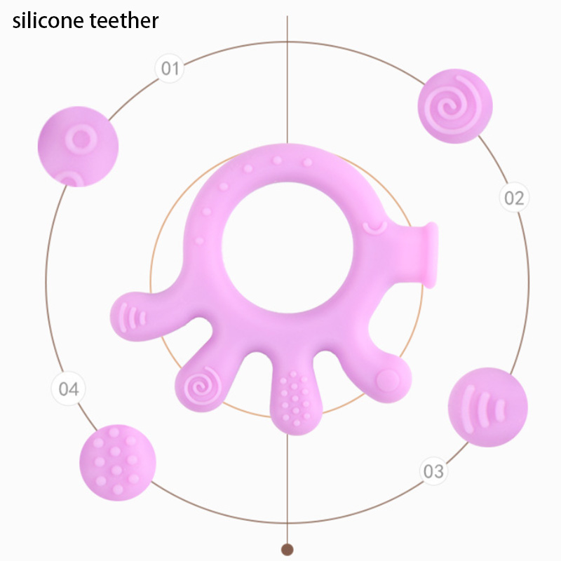 Anneau de dentition en silicone sans BPA