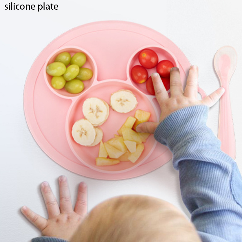 assiettes en silicone de qualité alimentaire sans BPA