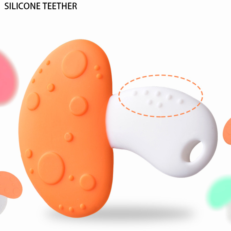 Jouet de dentition en silicone anti-étouffement