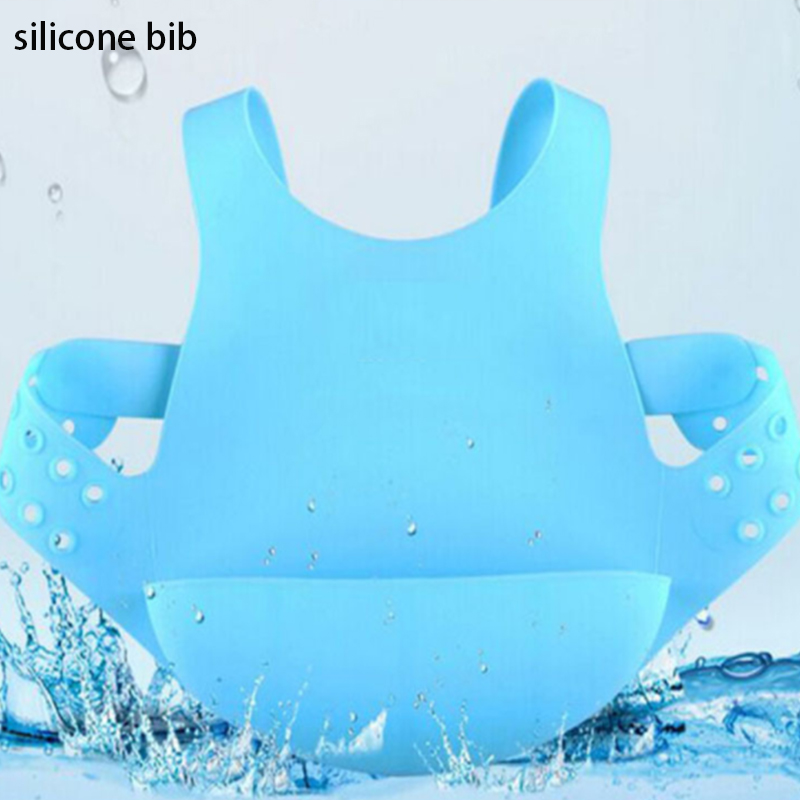 Bavoirs bébé en silicone imperméable