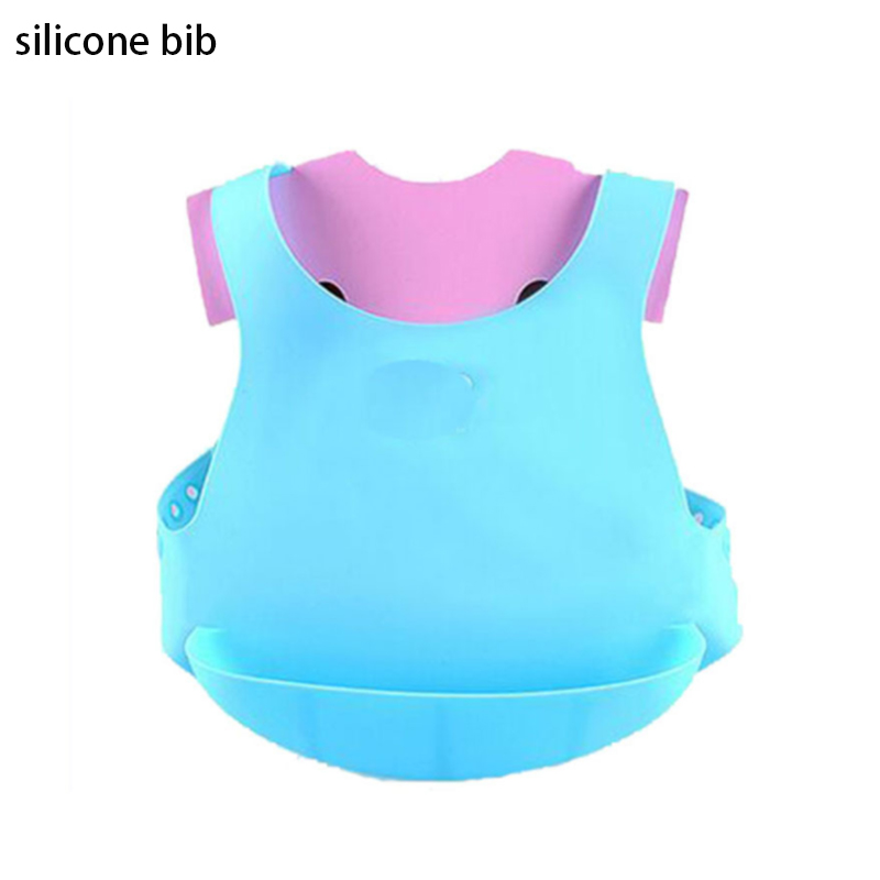 Bavoirs en silicone colorés et amusants