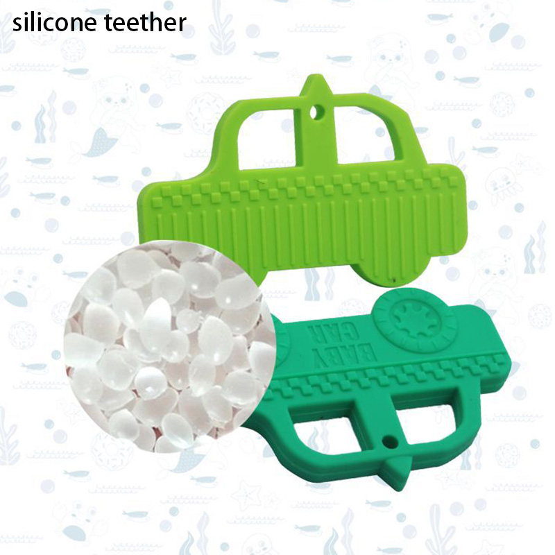 Anneau de dentition en silicone pour morsure de bébé