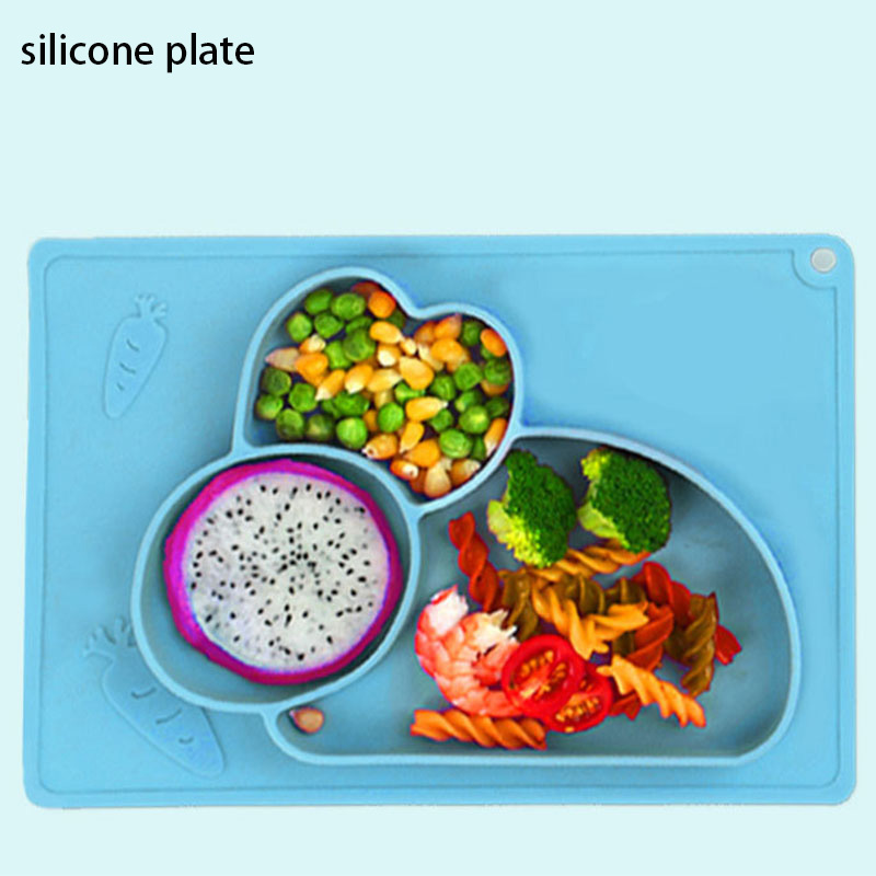 assiettes en silicone de qualité alimentaire sans BPA