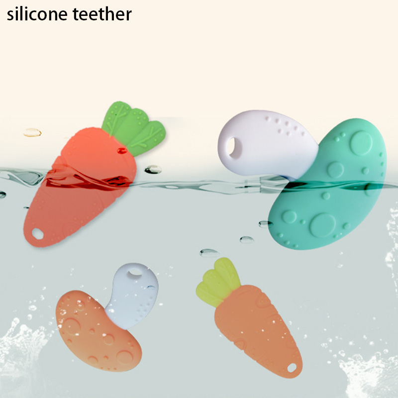 Jouet de dentition en silicone anti-alimentation