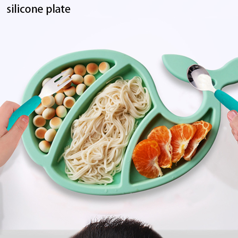 assiettes en silicone de qualité alimentaire sans BPA