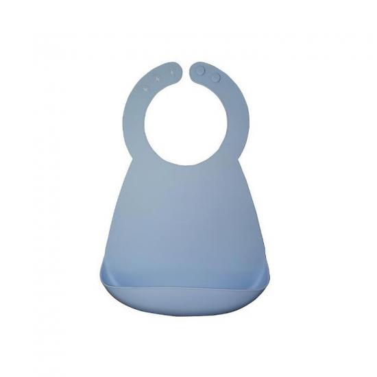 Bavoirs en silicone souple à grande poche