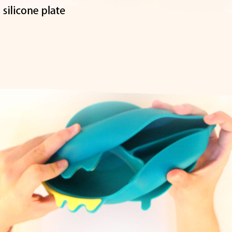 assiettes en silicone de qualité alimentaire sans BPA