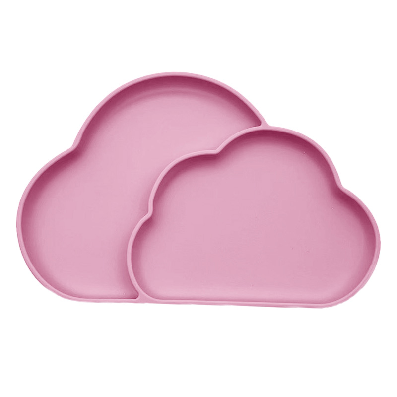 Assiette silicone Nuages