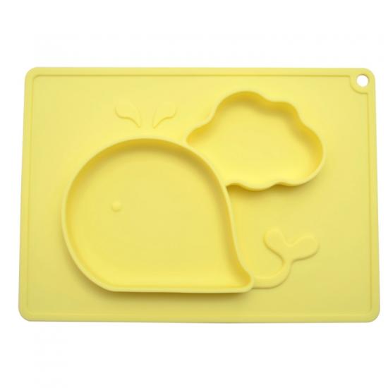 Assiette bébé en silicone