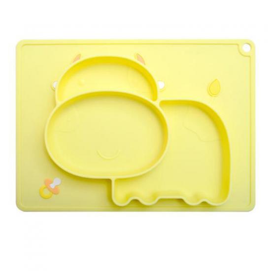 Assiette bébé en silicone