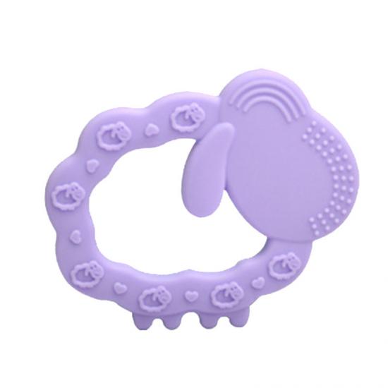 Anneau de dentition en silicone pour bébé