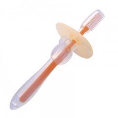 Brosse à dents pour bébé en silicone de qualité alimentaire