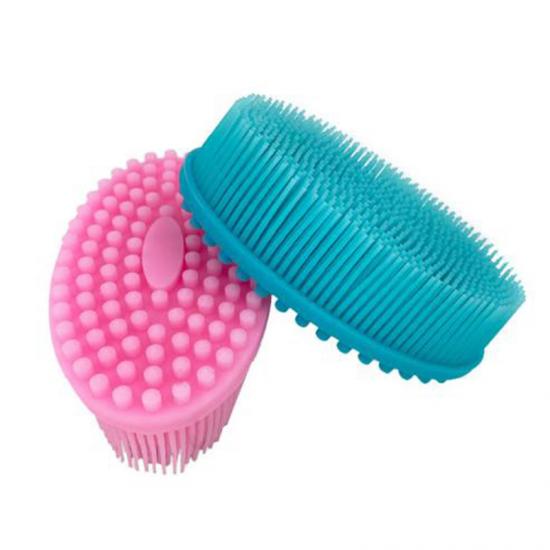 Brosses de nettoyage en silicone pour bain et douche de bébé