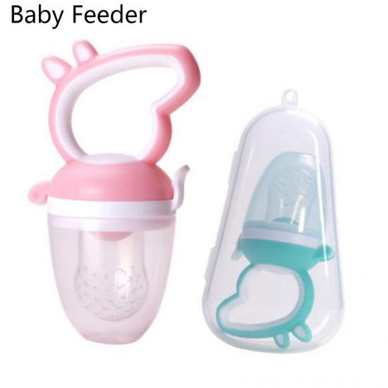 Mangeoire à sac en silicone pour morsure de bébé