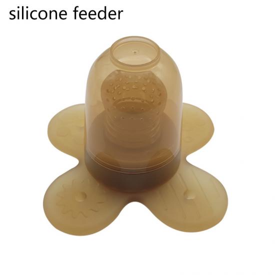 Mangeoire à sac en silicone pour morsure de bébé