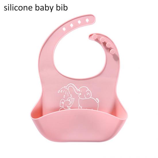 Bavoirs pour bébé en silicone imperméable de qualité alimentaire