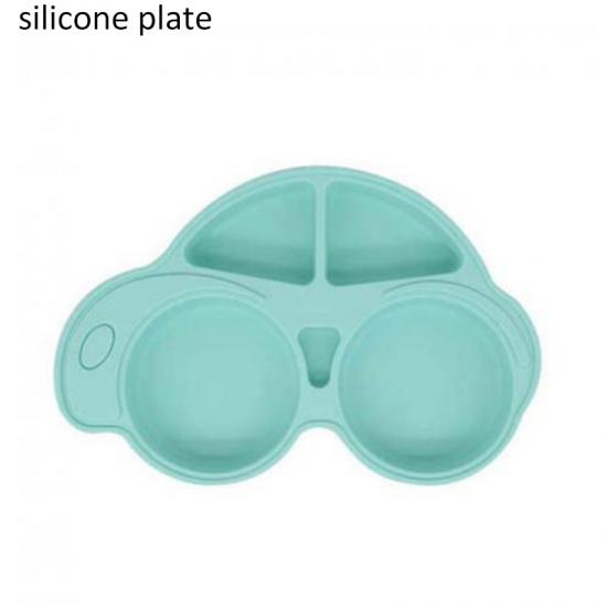 assiette en silicone souple pour bébé