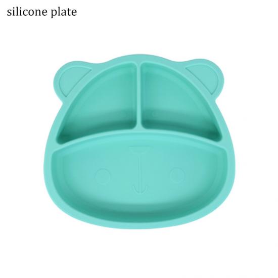 assiette en silicone souple pour bébé