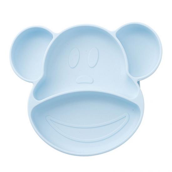 plaque divisée en silicone avec aspiration pour enfants