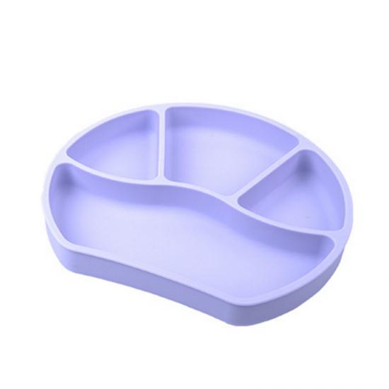 plaque divisée en silicone avec aspiration pour enfants