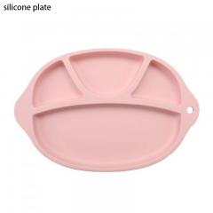 plaque divisée en silicone avec aspiration pour enfants